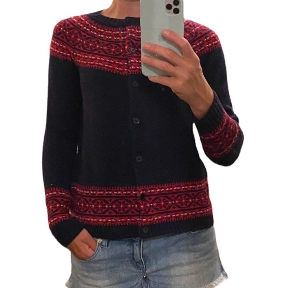 Talbots wool blend fair island sweater. Size S P - Picture 1 of 7